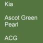 Preview: Kia, Ascot Green Pearl, ACG.